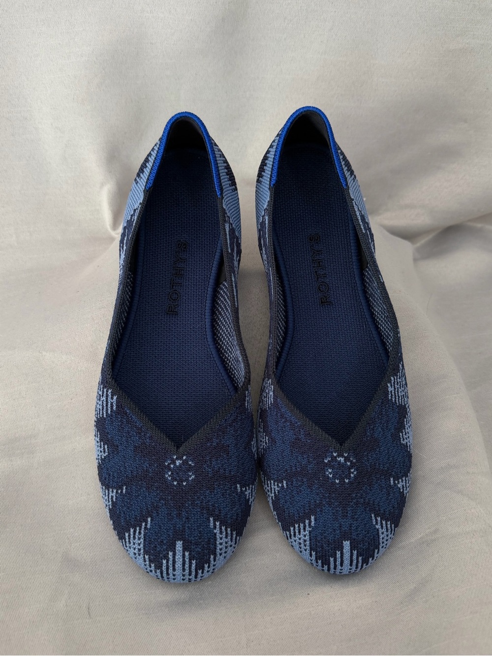 Rothy’s The Flat Tourlamine Blue Floral Size 8 - Picture 5 of 12